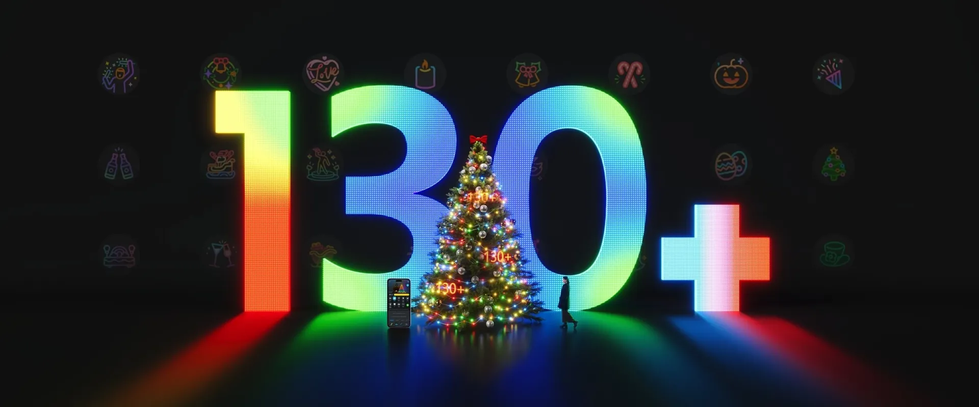Más de 130 modos de escena preestablecidos