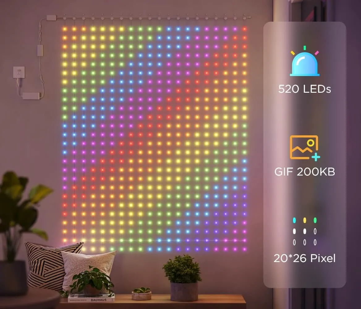 Patrones visualizados y reproducción fluida de GIF