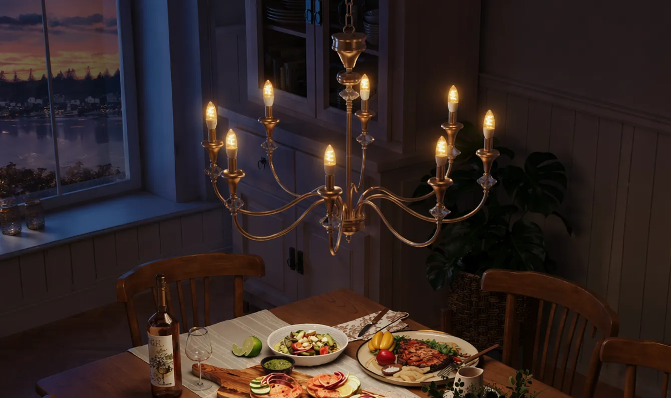Iluminación perfecta, cenas con más vida