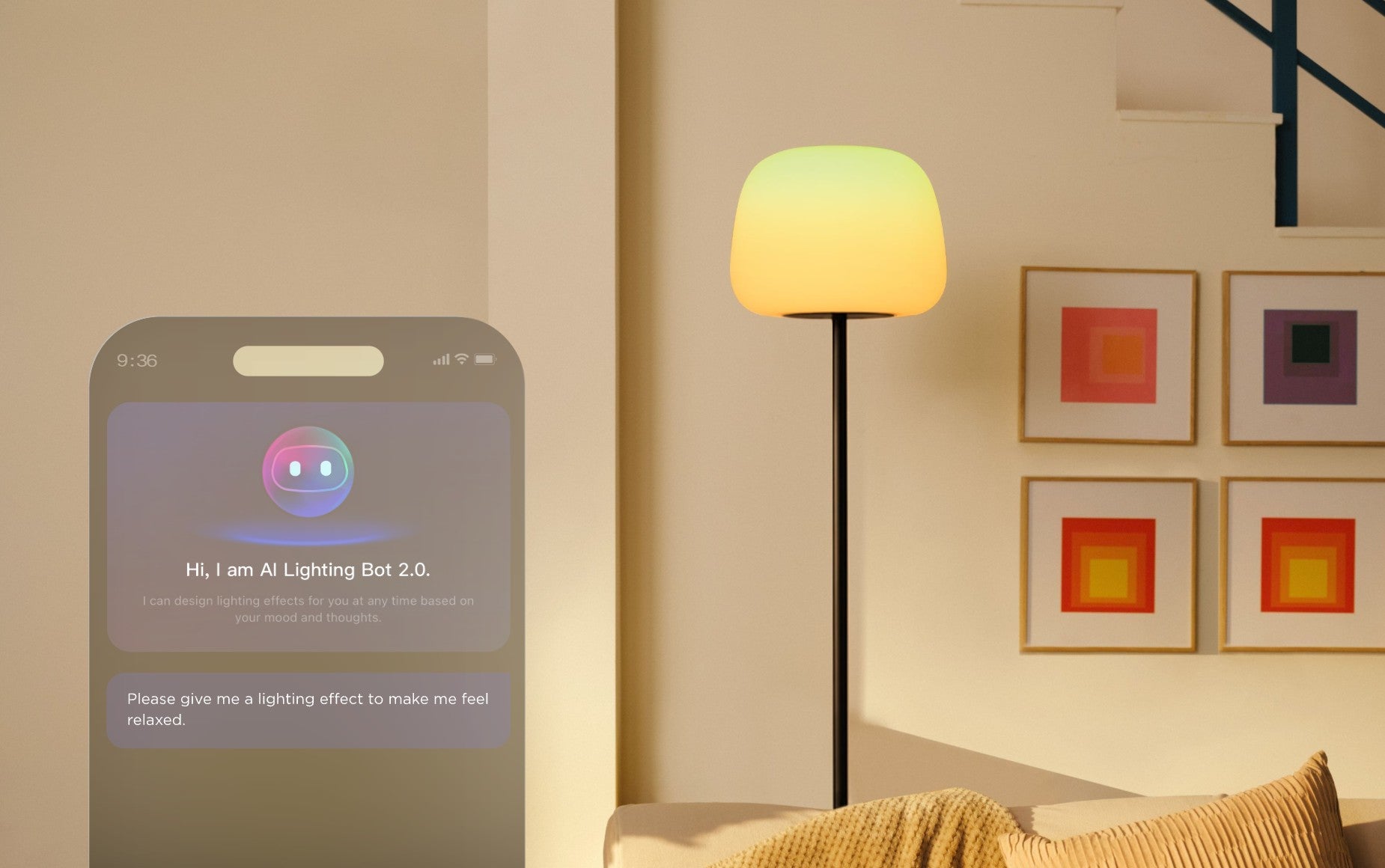 Disfruta de AI Lighting Bot 2.0