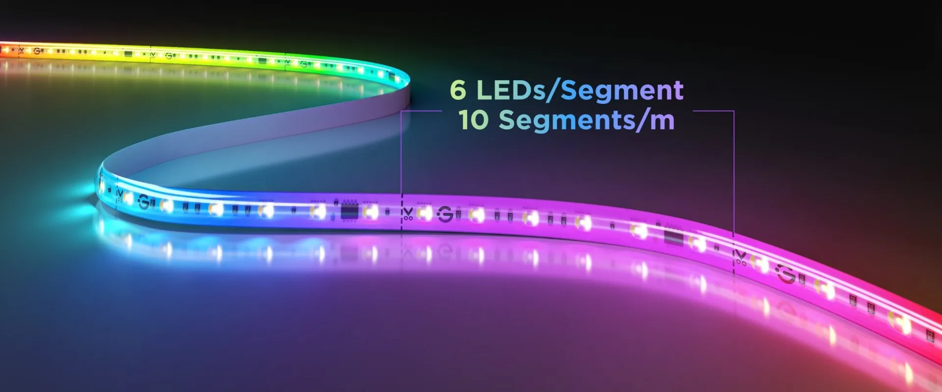 6 LED/segmento