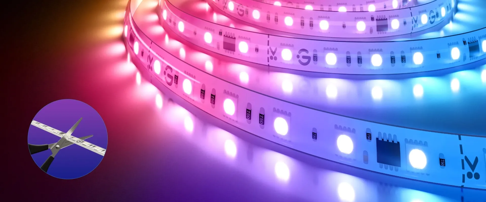 Tiras LED cortables