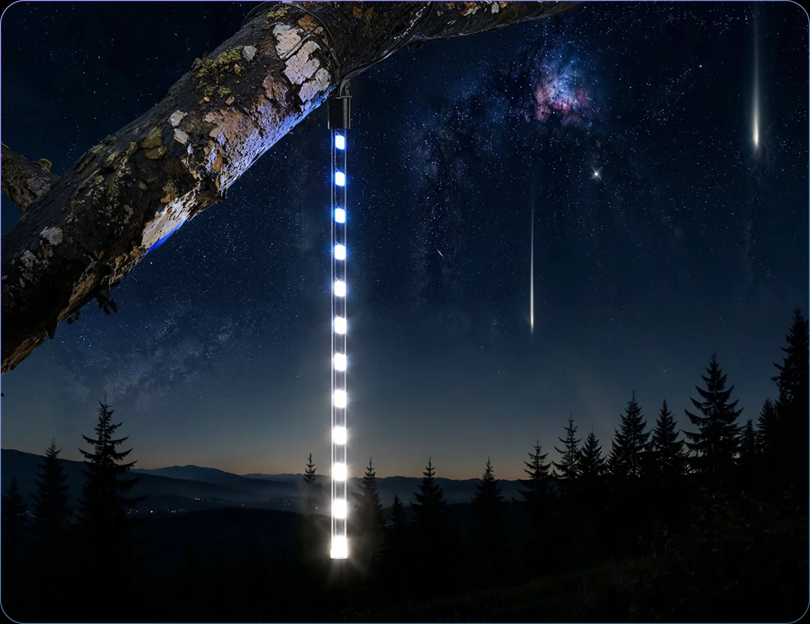 Efectos meteorito fluidos de 360°