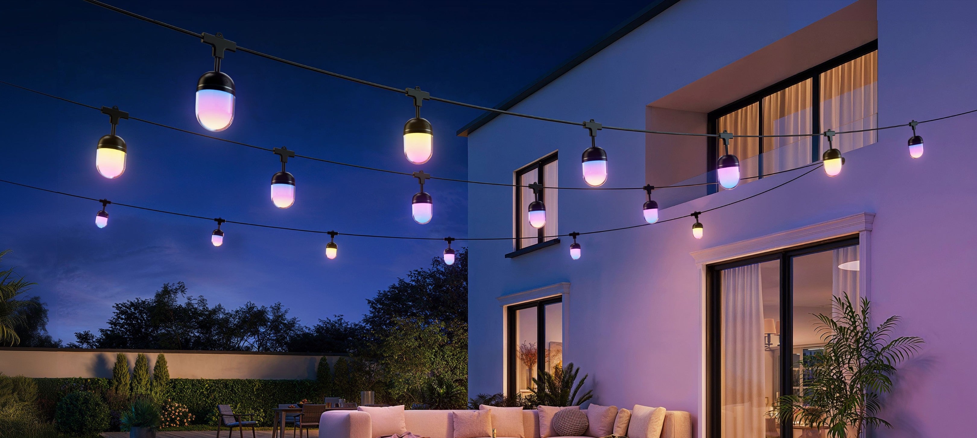 Guirnaldas de luces cromáticas para exterior Govee