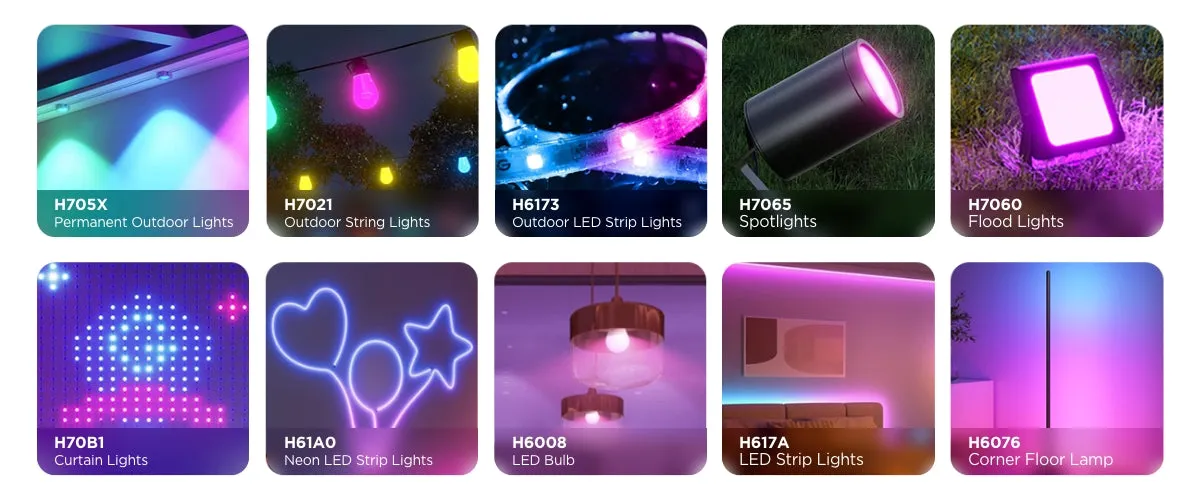 Conecta hasta 10 luces exteriores Govee al mismo tiempo