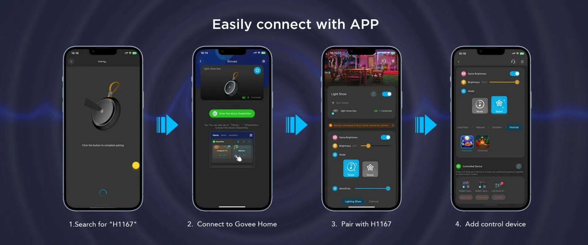 Conéctate fácilmente con la app