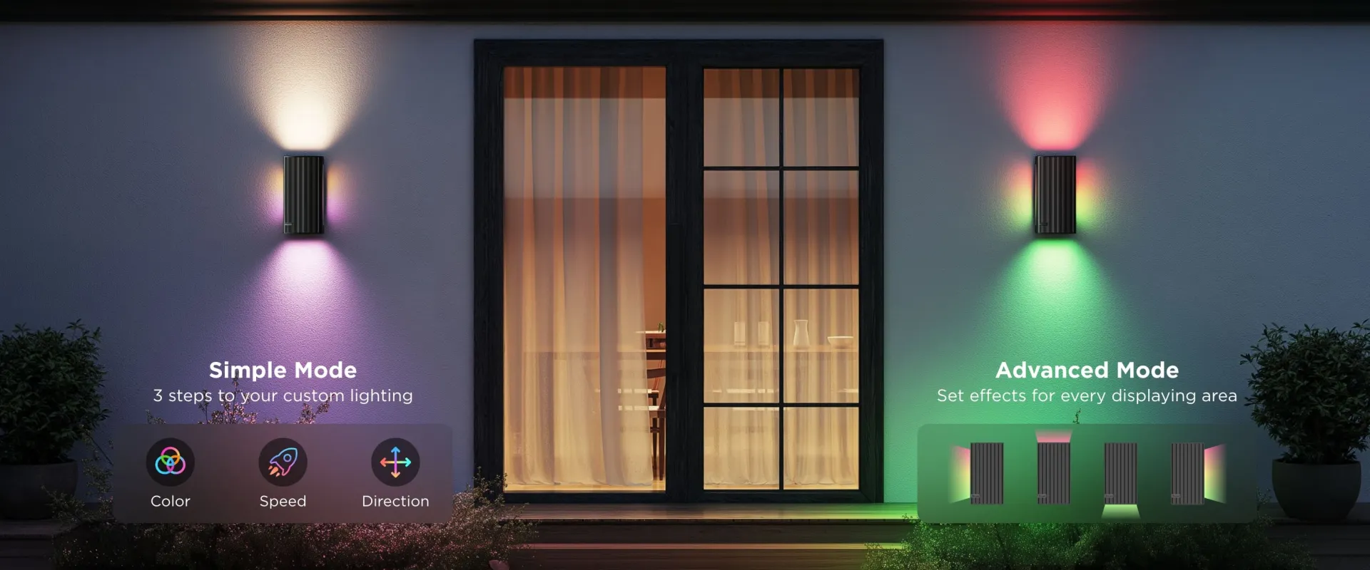 Efectos de iluminación personalizados