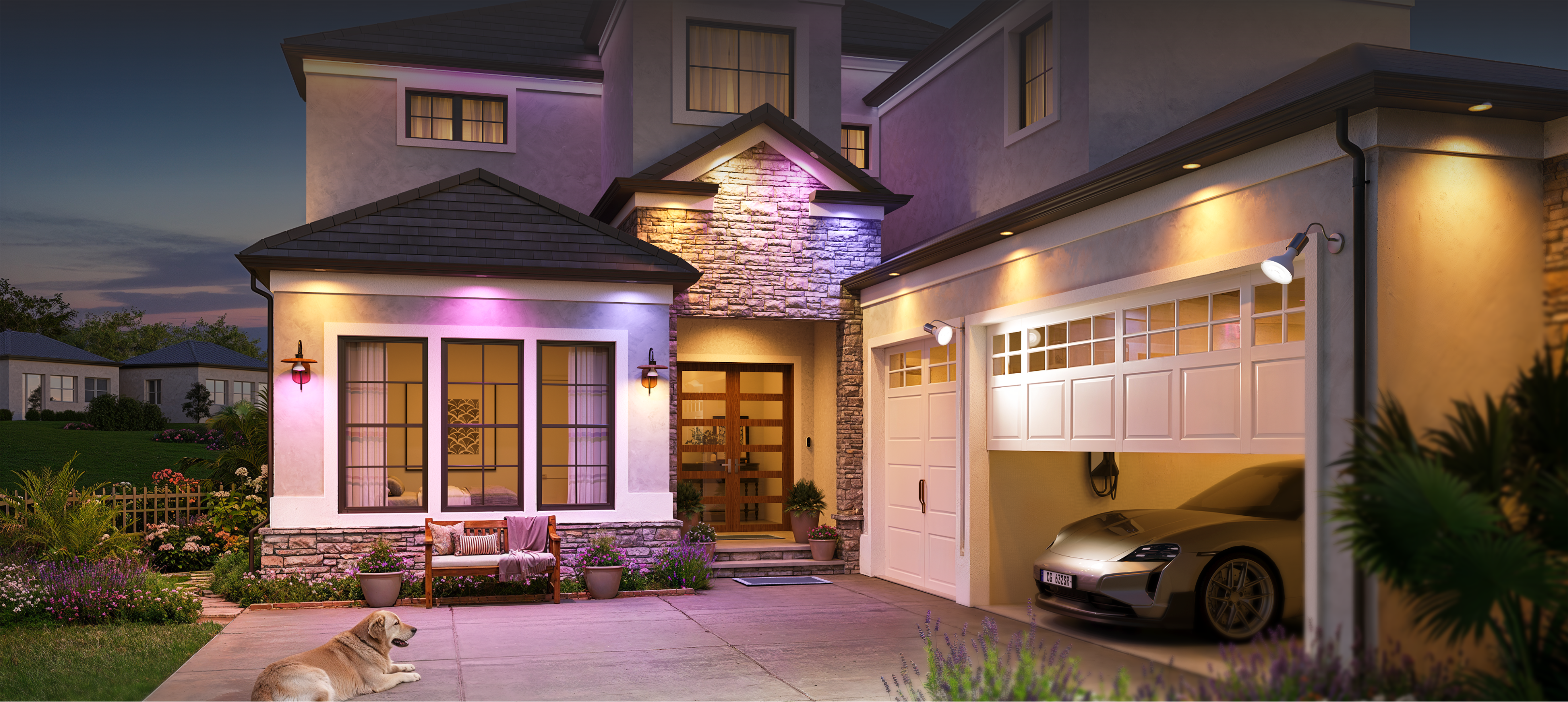 Bombilla inteligente para exterior Govee PAR38 LED, 1300 lm