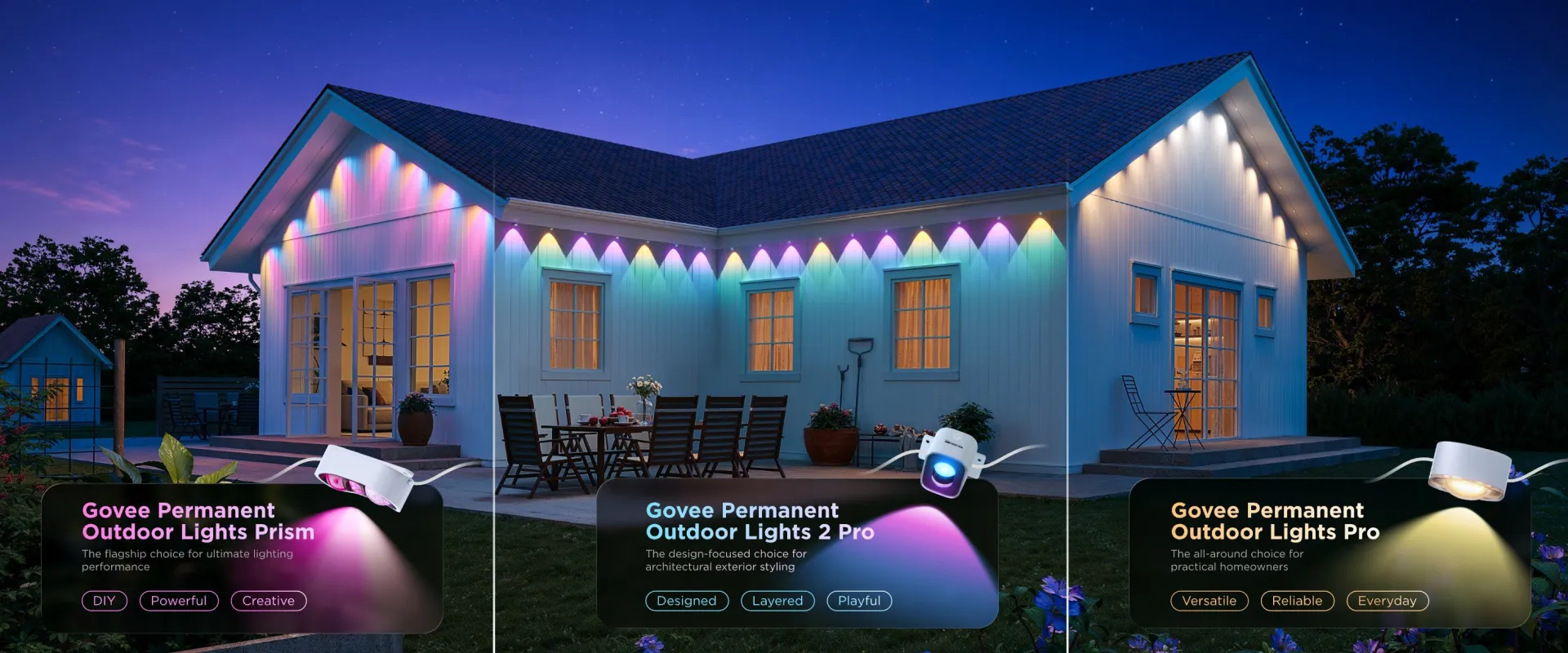 Serie Govee de luces permanentes