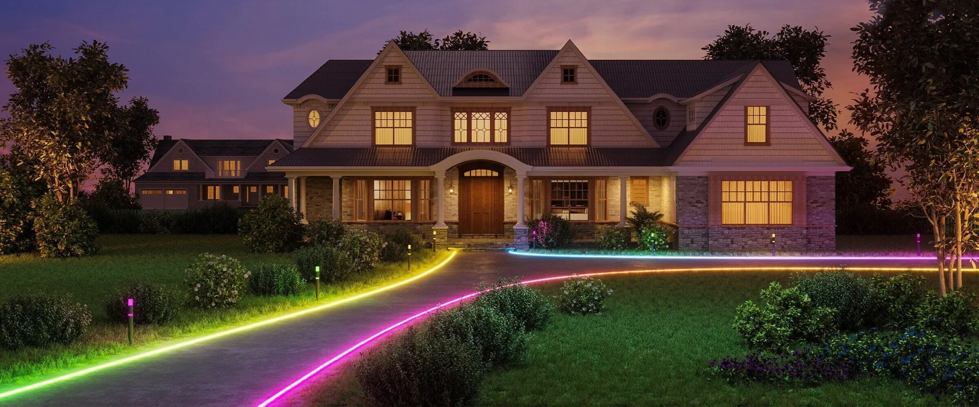 Govee luz neón tipo rope RGBIC para exterior