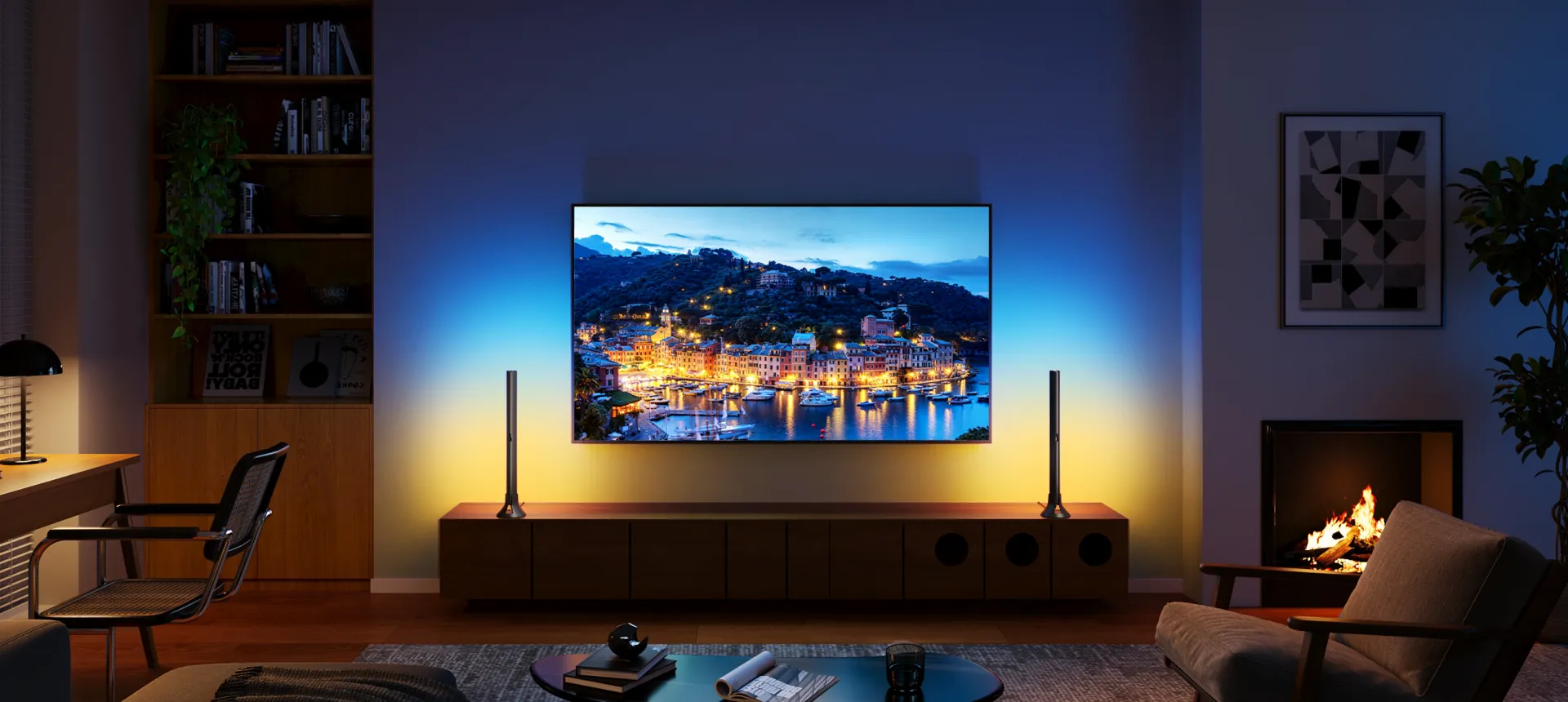 Barras de luz Govee RGBWIC para TVs de 45 a 70 pulgadas