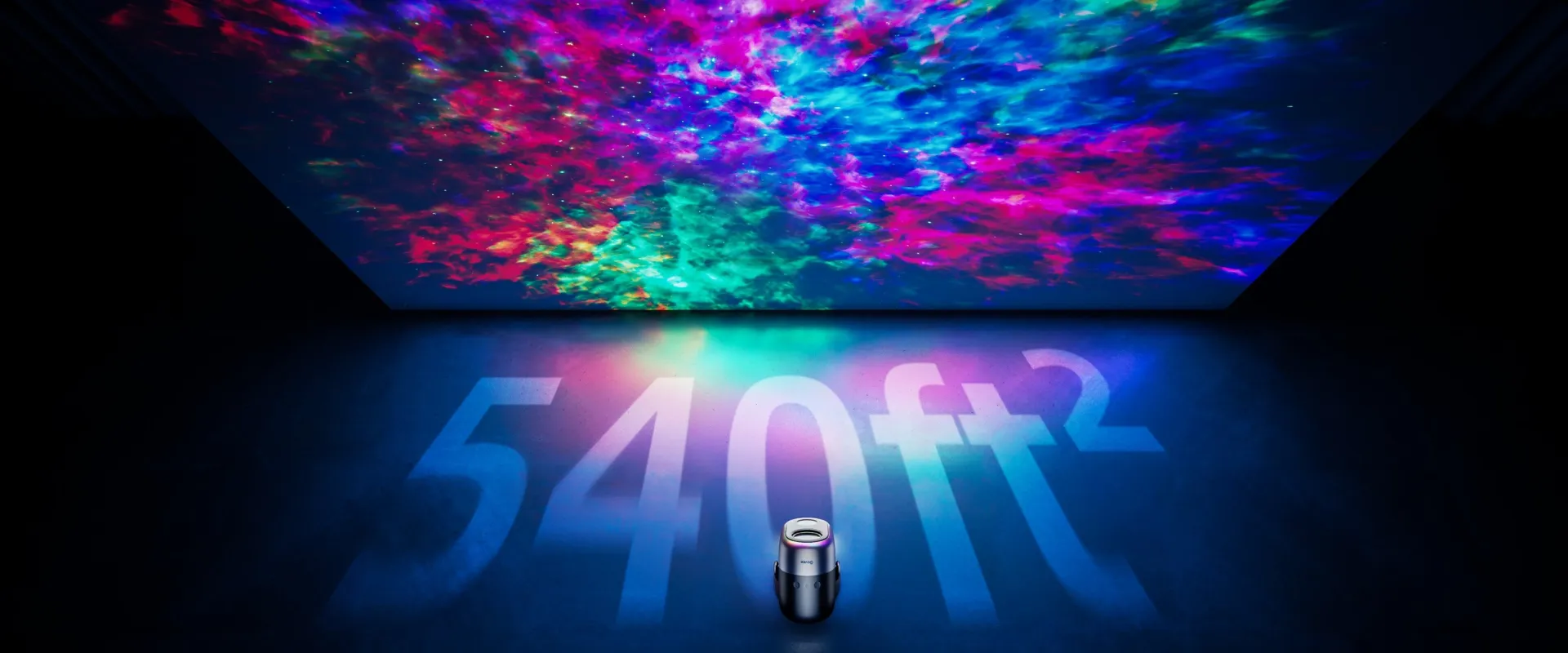 Amplia cobertura de 540 ft²