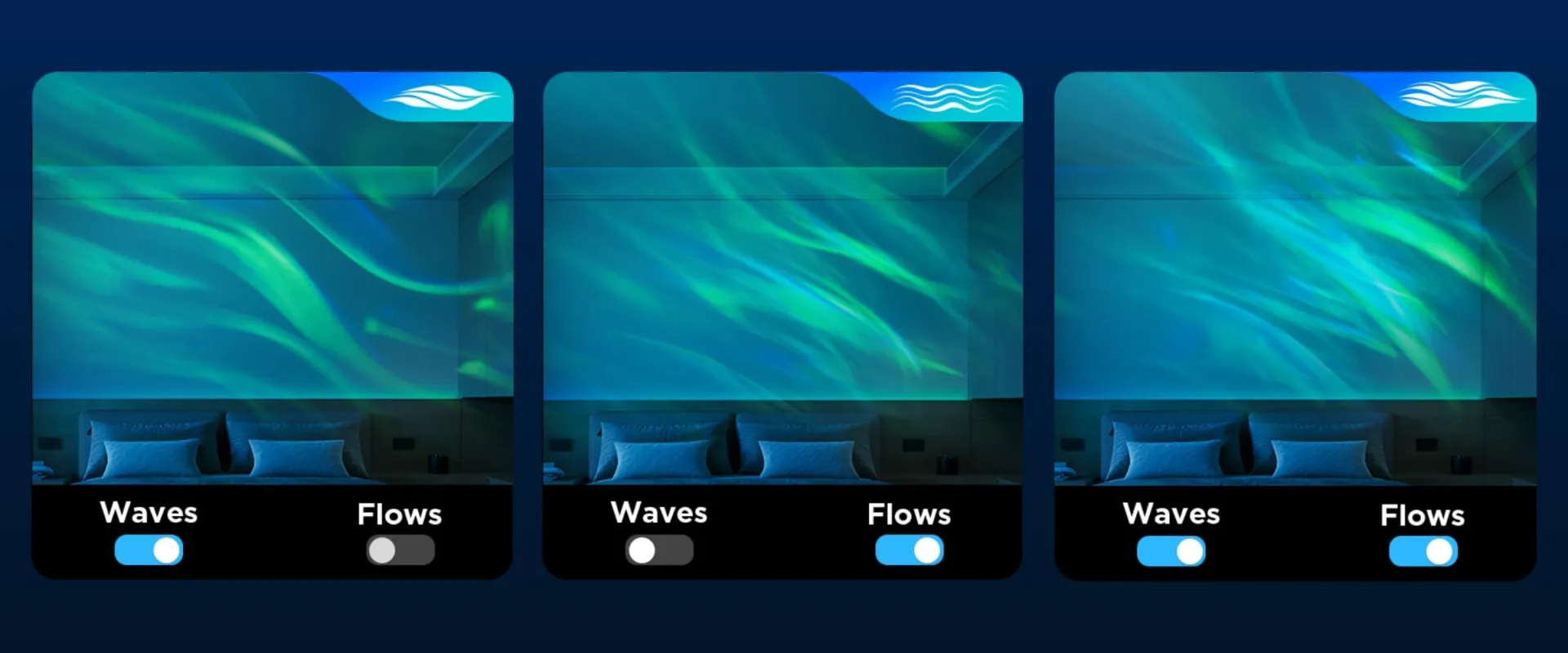 3 efectos de aurora fluida