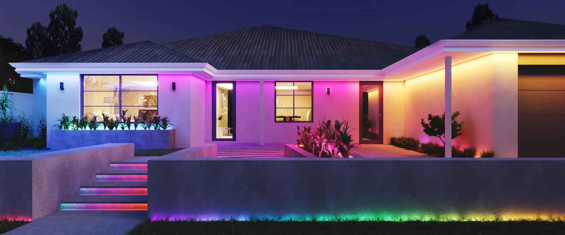 Tira de luces RGBIC para exterior Govee con Wi-Fi