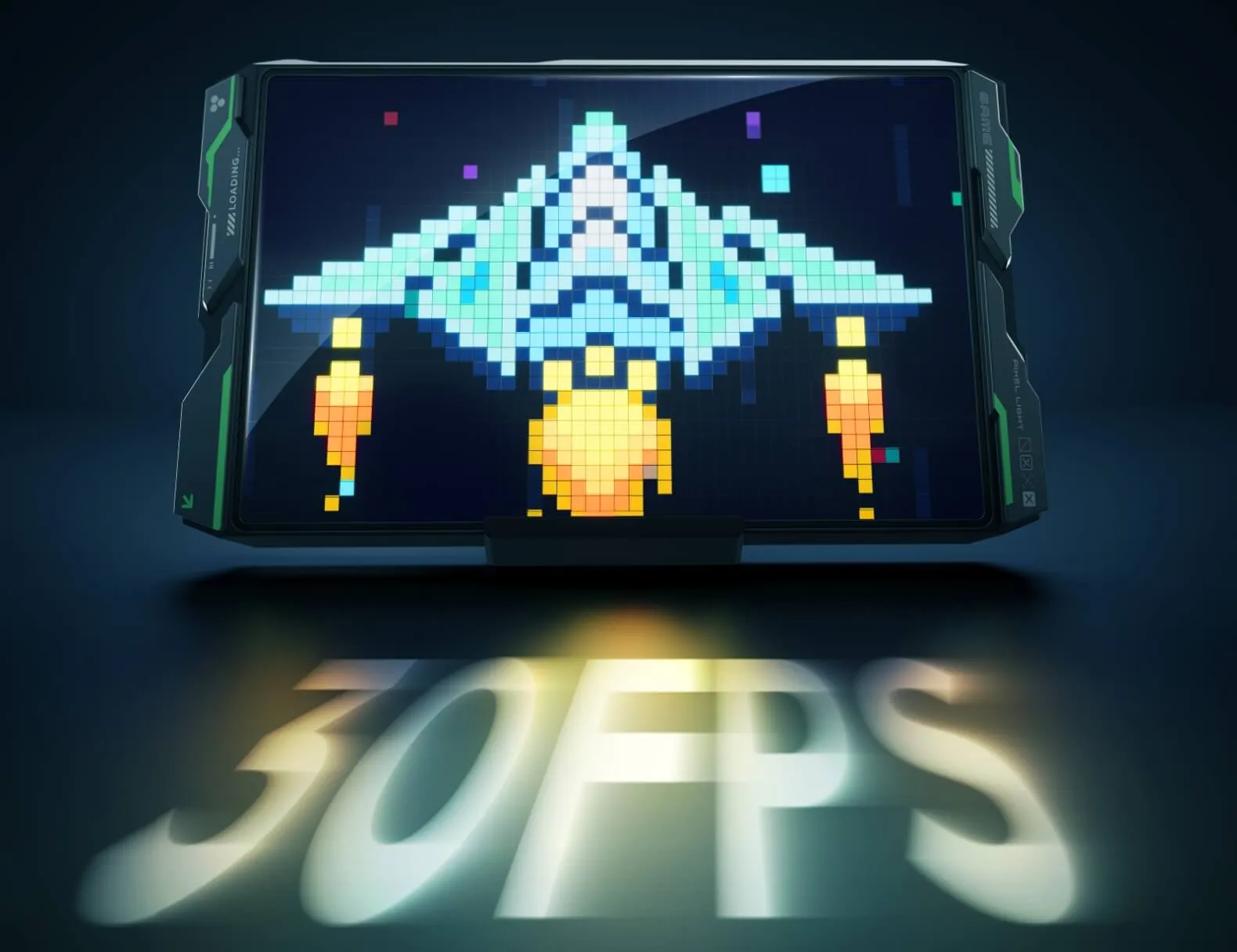 Pantalla pixel de 30 fps de nueva generación